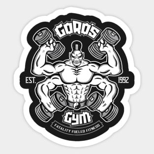 Goro's Gym - Mortal Kombat Gym Tee Sticker